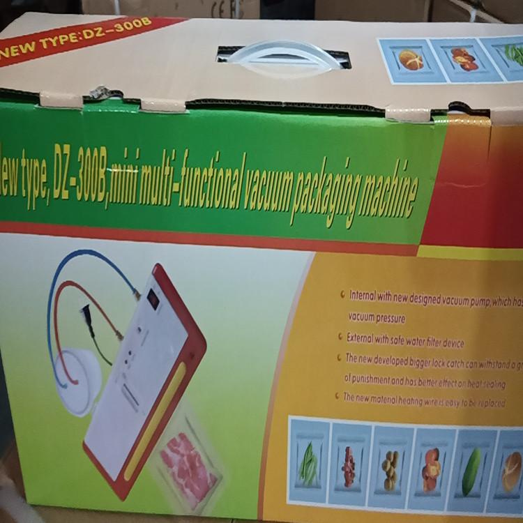 Máquina de vacío doméstica Mini máquina de sellado Mini máquina de vacío 300 máquina de vacío de separación seca y húmeda