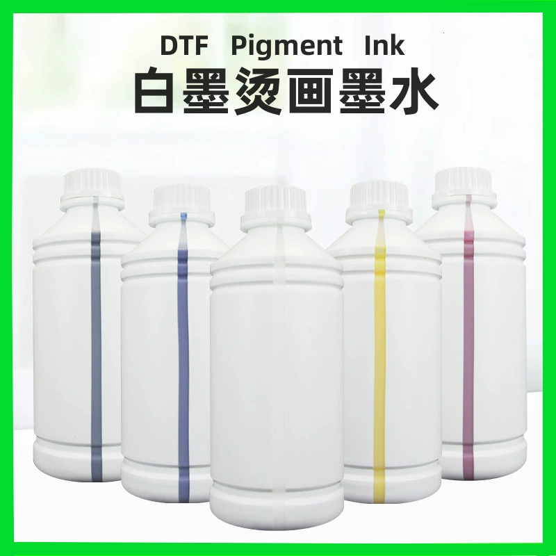 Цифровая печать dtf белые чернила горячего тиснения печати гладкая теплопередача T-Футболка для одежды специальные чернила 1L