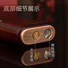 Baicheng kerosene lighter men's high -end windproof and durable giving boyfriend old retro sandalwood personality creative creative tide gift