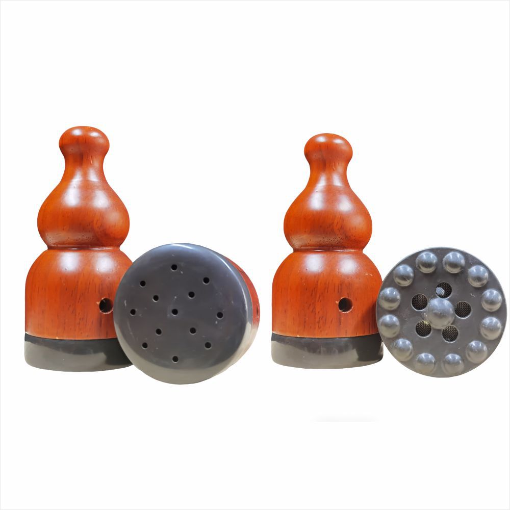 Hulu Gua Moxa Stone Massage Cup Handheld Bian Stone Moxibustion Device with Moxa Sticks and Acupoint Chart specifications