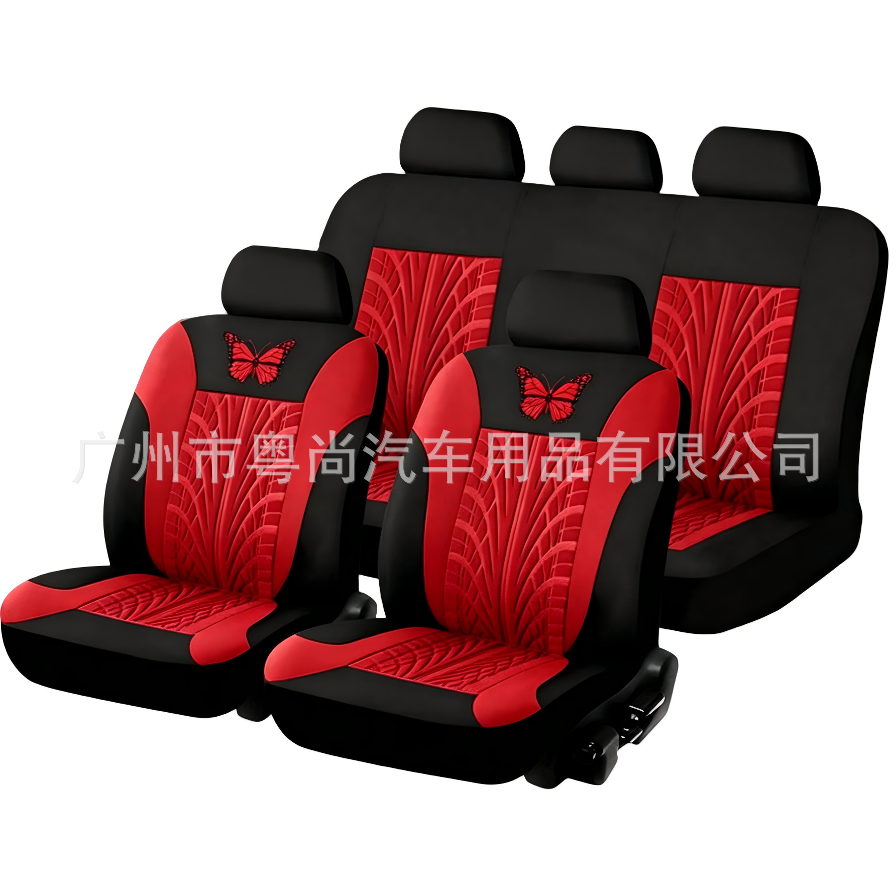 Car seat covers European and American tiktok butterfly press export Temu Amazon SHEIN manufacturer fabric seat covers