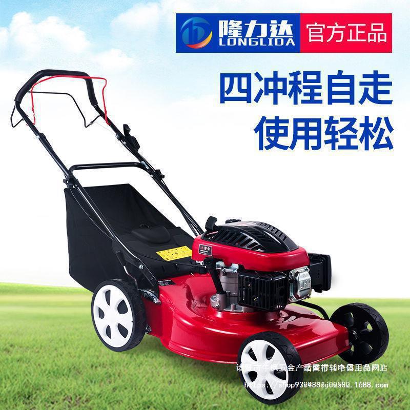 隆力达割草机GXV160汽油草坪机手推自走式剪草机大功率打草家用