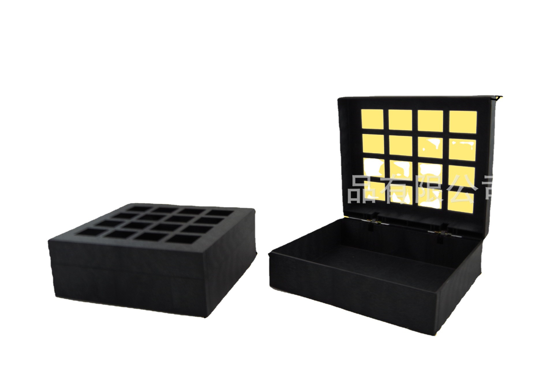 壹和恒塑胶制品注塑直角直边开窗塑料包装礼品手臂盒胚-YHB097