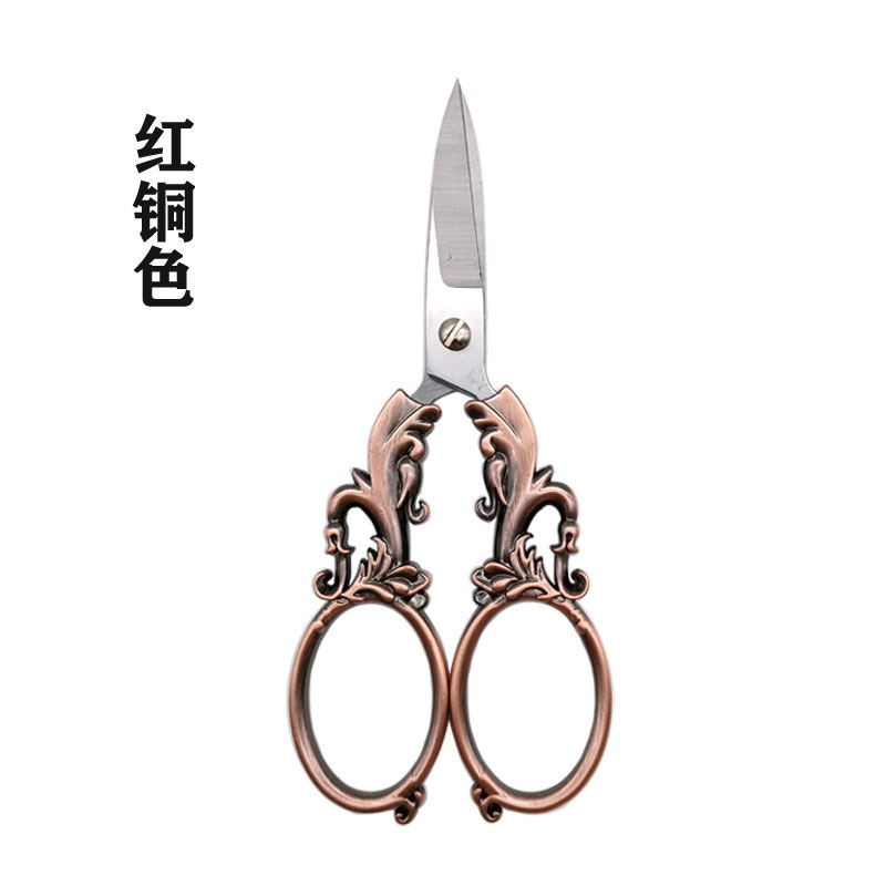 Tijeras pequeñas de acero inoxidable, tijeras retro, tijeras de ciruela, tijeras de cejas, tijeras de coser, tijeras de bordado, tijeras de punto de cruz, comercio electrónico transfronterizo
