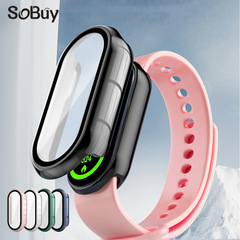 Xiaomi Mi Band 10 保護ケース xiaomi 9/8 watch 8pro 保護ケース一体型シェル強化フィルム時計ケースに適しています。