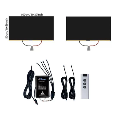 Control Privacy Film, Automotive Film - car-window-100cm50cm-deep-black-set-of-2