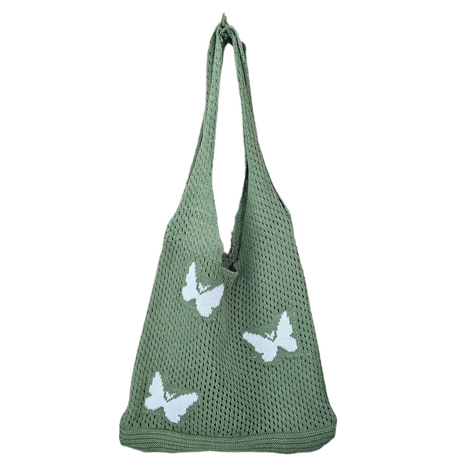 Bolso Tote Tejido Calado de Gran Capacidad de Poliéster Diseño Tejido para Uso Diario image 10
