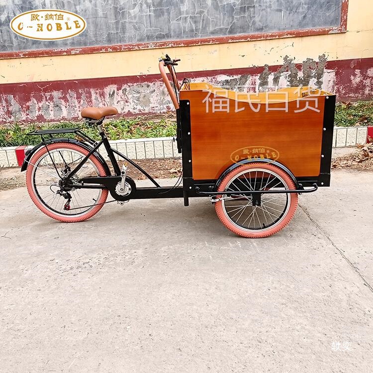 Cargo Bike Retro Family Bicycle Pet Cargo Reverse Riding Tricycle Can Be Electric