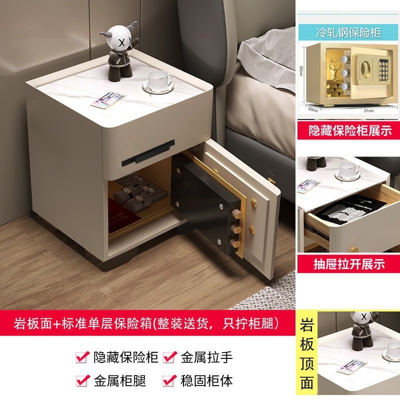 카키색 [슬레이트 표면] 폭 45 * 깊이 40 * 높이 45 cm + 소형 금고