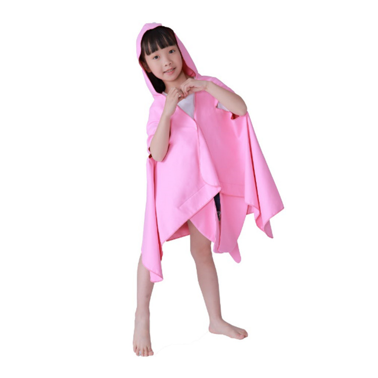 children Bath towel cloak Cap Boy water uptake Quick drying Swimming Hot springs Bathrobe girl baby travel Beach towel
