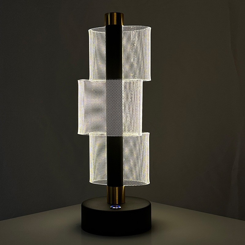 Lámparas de escritorio transfronterizas luces acrílicas regalo romántico luces de atmósfera luces de regalo creativo sala de estar dormitorio lámparas de escritorio cabezal de cama