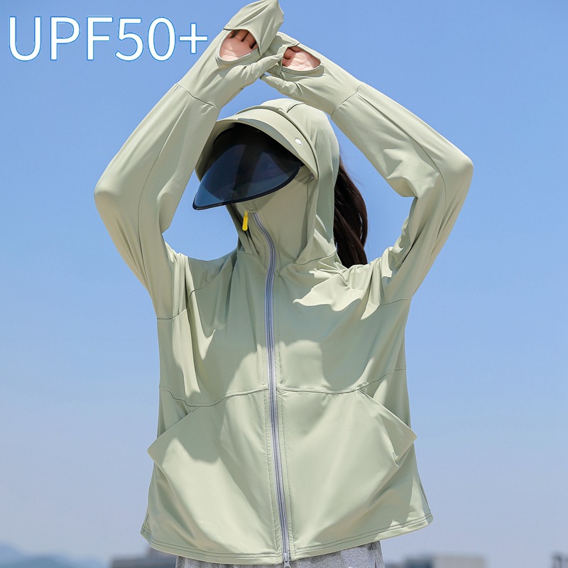 2024新款防晒衣女夏季防紫外线UPF50+冰丝大码防晒服骑车开衫外套