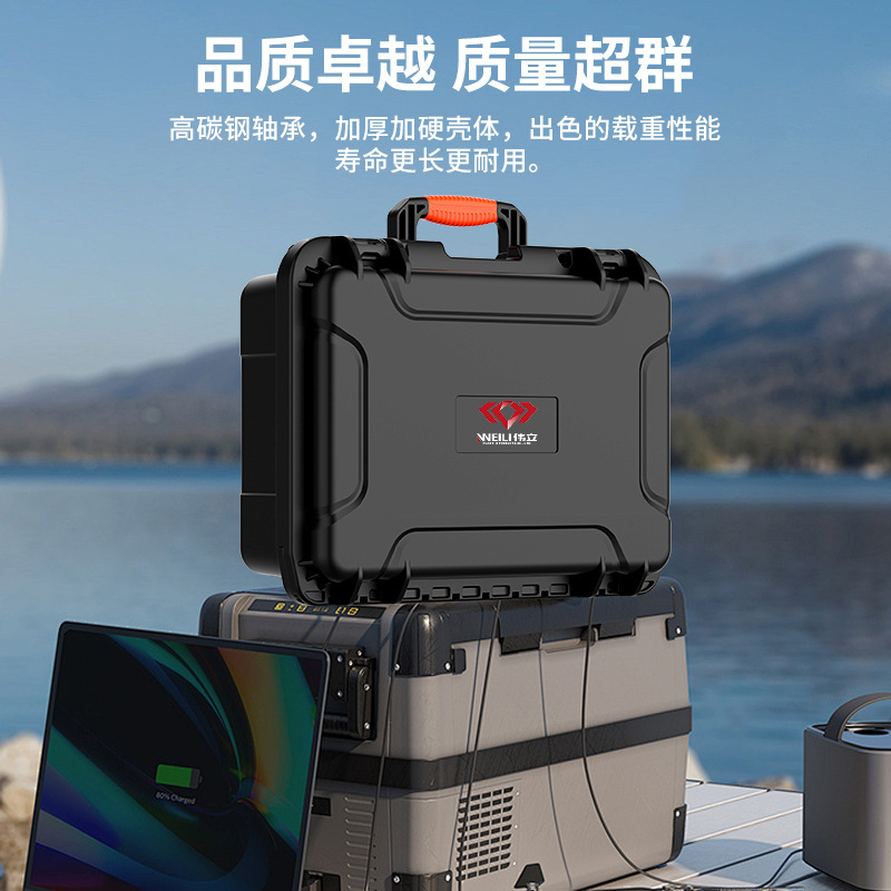 새로운 UAV 사진 장비 고급 안전 보호 상자 방수 낙하 대용량 저장 휴대용 도구 상자