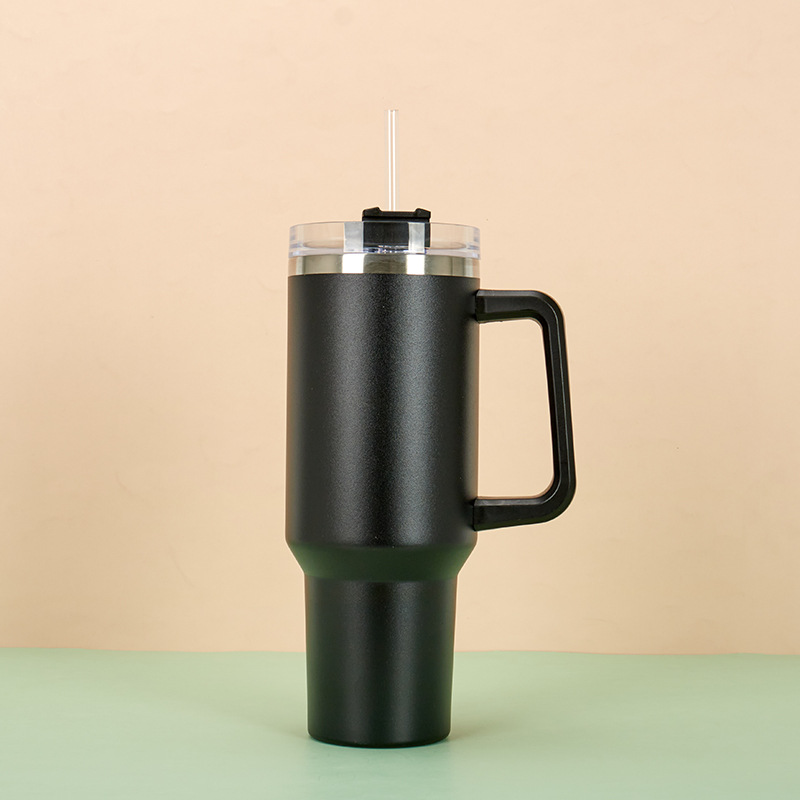 Comercio exterior 40oz taza de coche de acero inoxidable gran capacidad de aislamiento de doble capa retención de frío taza de hielo taza de cerveza de coche con mango