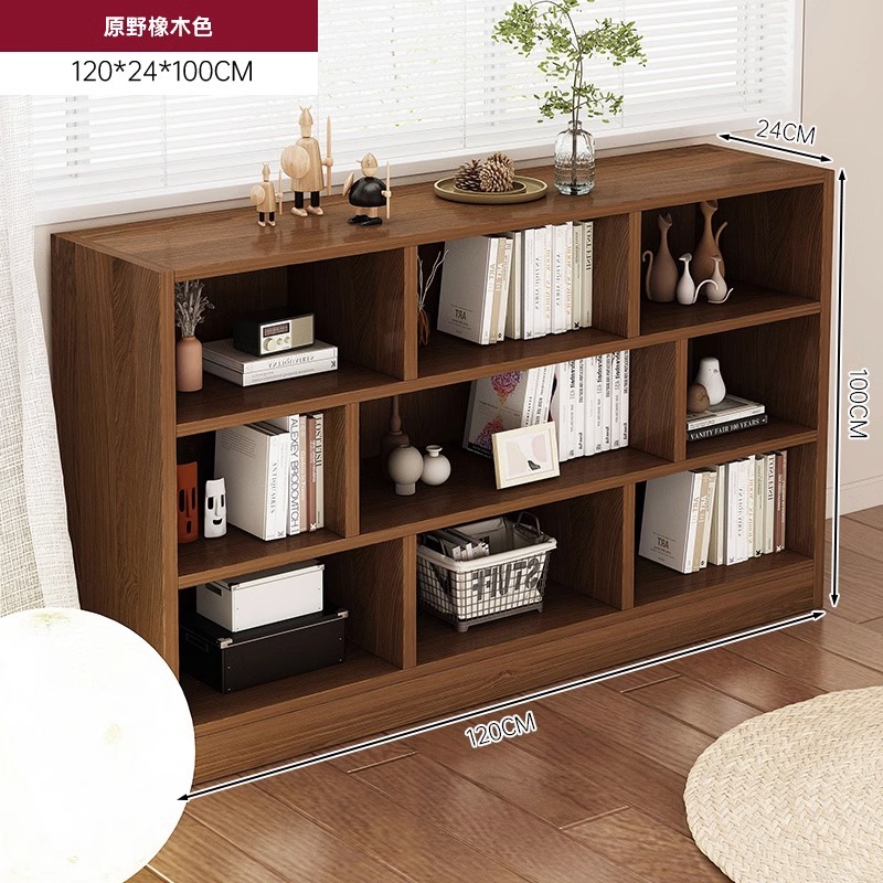 Estante de libro Estante de piso Gabinete combinado sala de estar Gabinete de almacenamiento doméstico Gabinete de almacenamiento Gabinete de exhibición de dormitorio Gabinete de libros simple