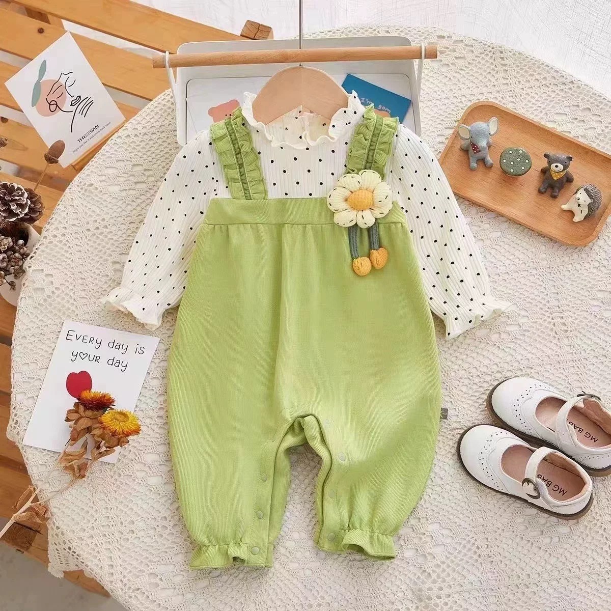 Baby Clothes, Spring & Fall Jumpsuits, Baby Girls, Super Cute and Cute Full Moon Princess Clothes, 100-Day Spring Outing Clothes