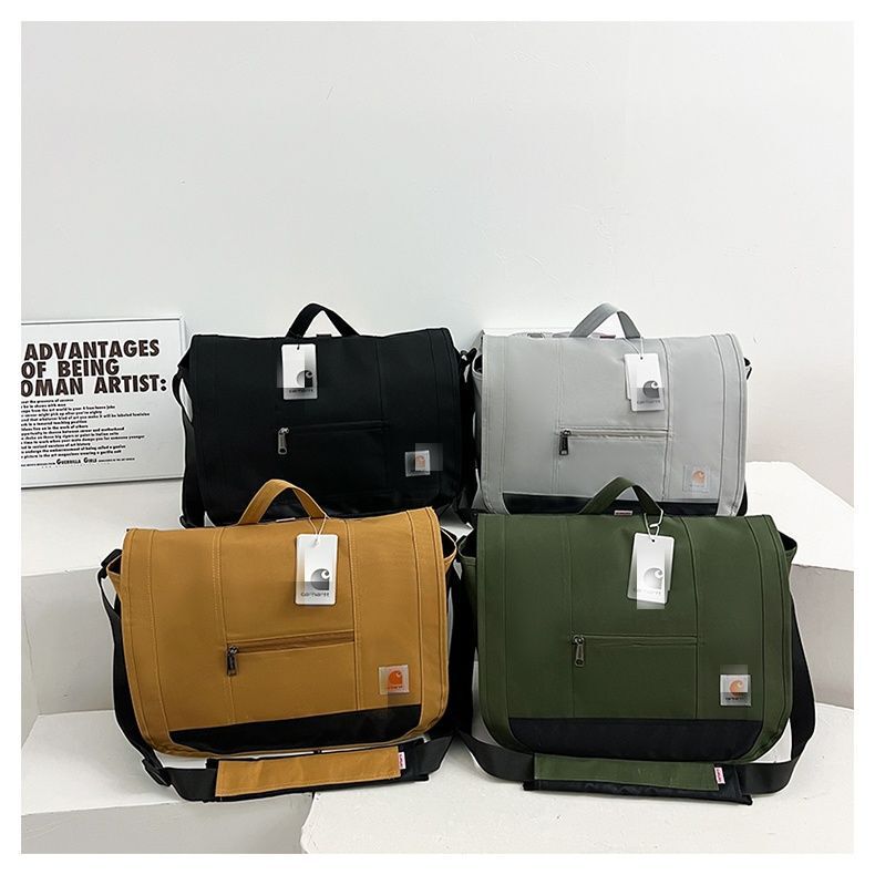 Cross-border Men's and Women's Large Capacity Fashion All-match Casual Shoulder Bag Fashion Carhart Portable Crossbody Tote Bag Trendy Bag