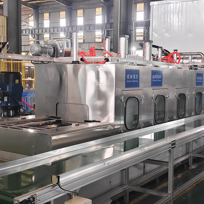 Step-By-Step Fixed-Point Spray Cleaning Machine New Energy Die-Cast Aluminum Motor Housing Chassis Valve Block Cleaning Equipment