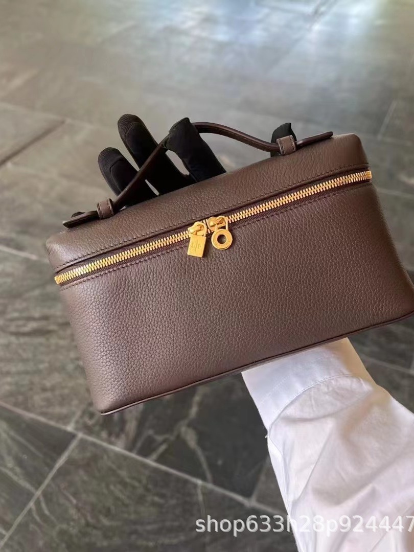 Bolso de almuerzo de cuero lp19 transfronterizo nuevo Gigi mismo bolso Kelly bolso litchi bolso simple bolso de hombro femenino