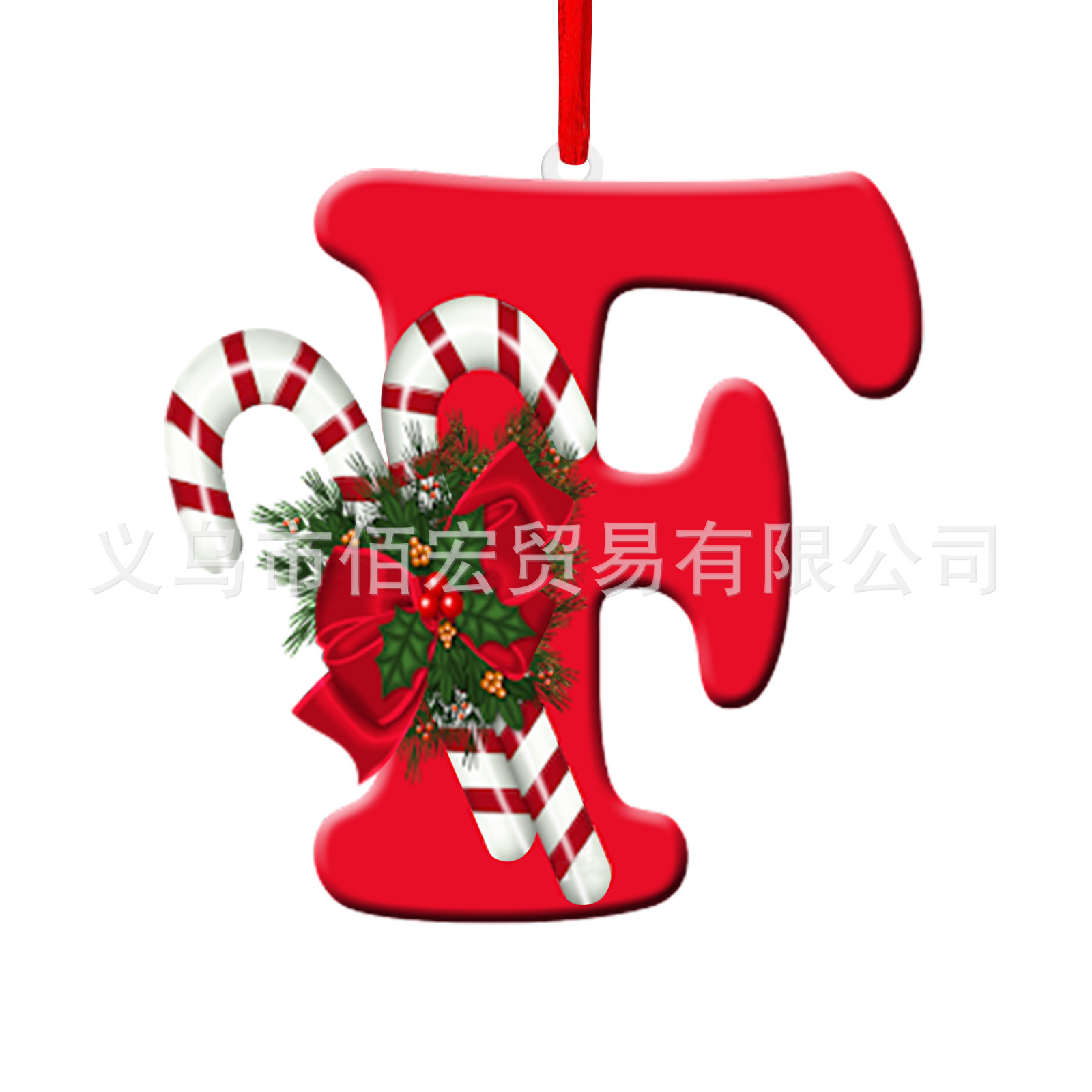Nuevo alfabeto inglés creativo transfronterizo acrílico plano árbol de Navidad decorativo regalo de decoración de fiesta image 11