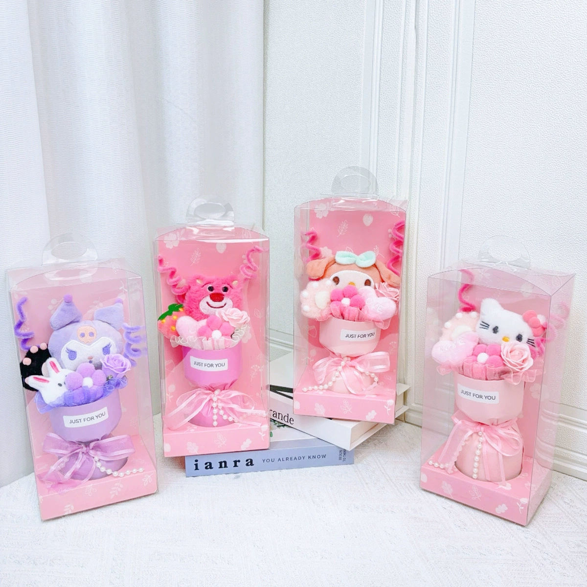 Hello Kitty, кукла, реалистичная подарочная коробка, букет, розы