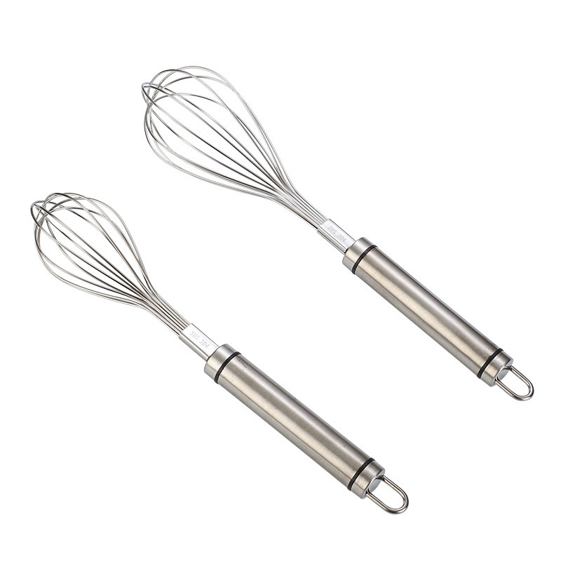304ステンレス泡立て器手動太く手動撹拌棒と麺/卵撹拌器延長焙煎ツール|undefined