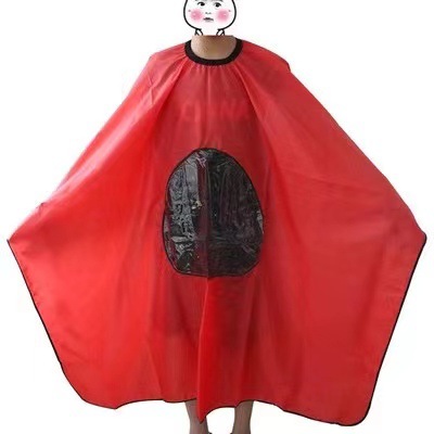 La tela especial para peluquería se puede ver en el teléfono móvil tela transparente tela para peluquería tela para peluquería para cabello no pegajoso para adultos