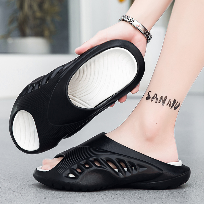 Slippers met het gevoel alsof je op wolken loopt, topkwaliteit voor heren, nieuwe trendy outdoor sport sandalen met dikke antislipzool voor casual strandgebruik._voghion.com