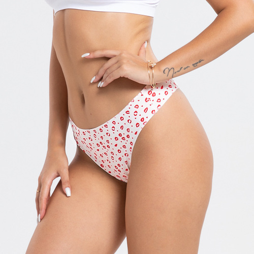 Wholesale European and American High-End Cotton Thongs: Japanese-Style Cute Low-Waist Sexy Women's G-Strings—Drop Shipping Available Per Piece