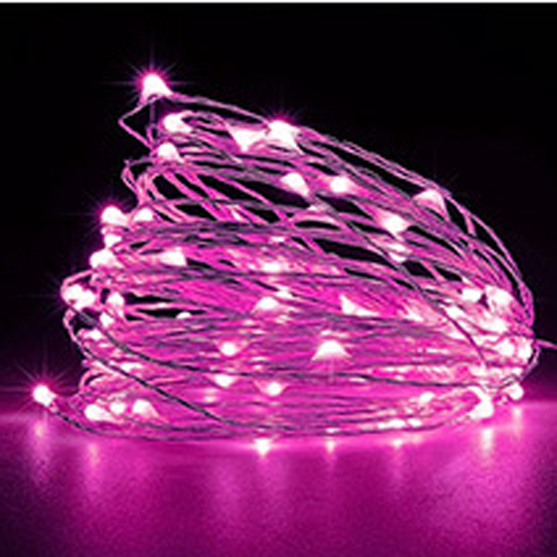 LED botón cadena de lámparas botón caja de baterías cadena de lámparas de cobre artesanía cadena de lámparas de color caja de regalo cadena de lámparas decorativas