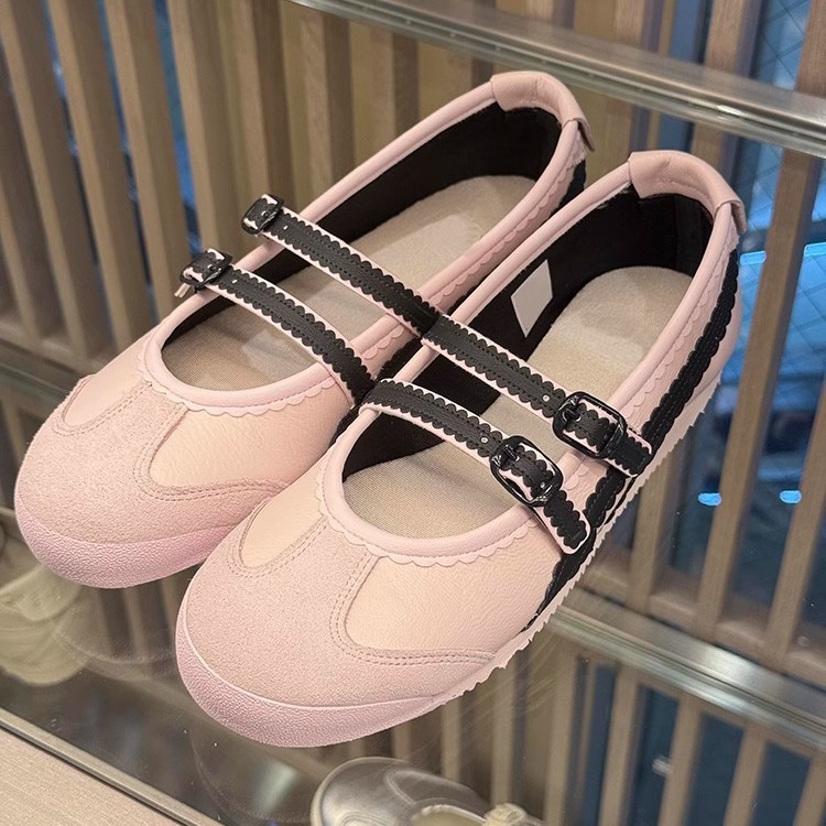 Versión de alta suscripción ~ 2025 Ghost Tiger boca baja zapatos de ballet zapatos Mary Jane zapatos casuales antideslizantes zapatos deportivos Dexun