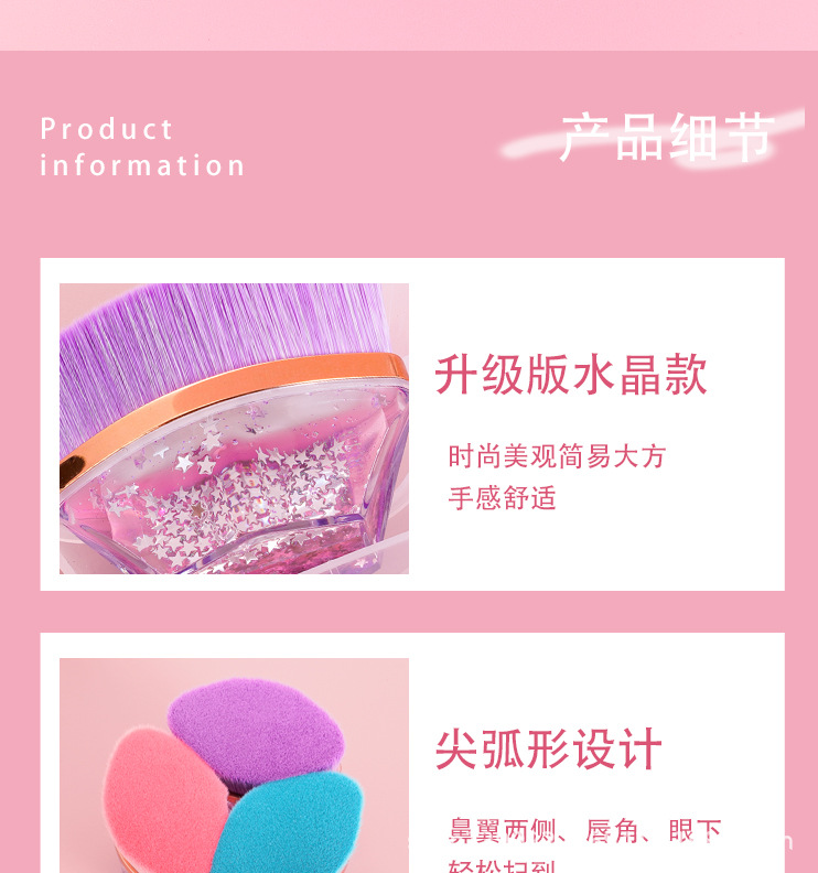 No. 55 Magic Foundation Refresh Style Flat-head Brush, Foundation Brush, Makeup Brush, Loose Powder, Blush Brush, Beauty Influencer Brush wholesale undefined
