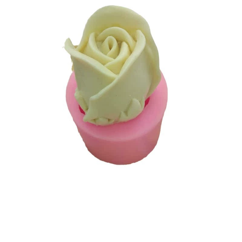 Трехмерный мастичный с розой, силиконовая форма, handmade soap, форма для мыла, свеча, слизь, DIY, в 3D формате, цветочный