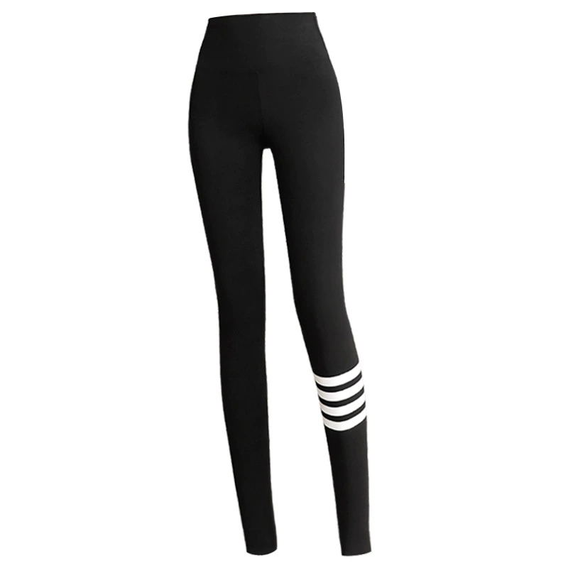 Летняя акула, облегающие брюки, черные леггинсы для йоги, высокая талия