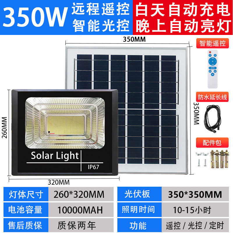 El reflector solar se ilumina automáticamente después de dos días de oscuridad, luz de jardín al aire libre, iluminación súper brillante, nueva farola rural para el hogar