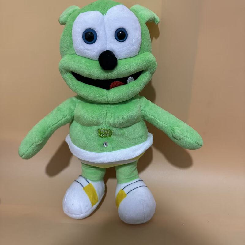 Russian Anime Music Rubber Bear Gummy Bear Plush Green Bear Plush Toy Doll