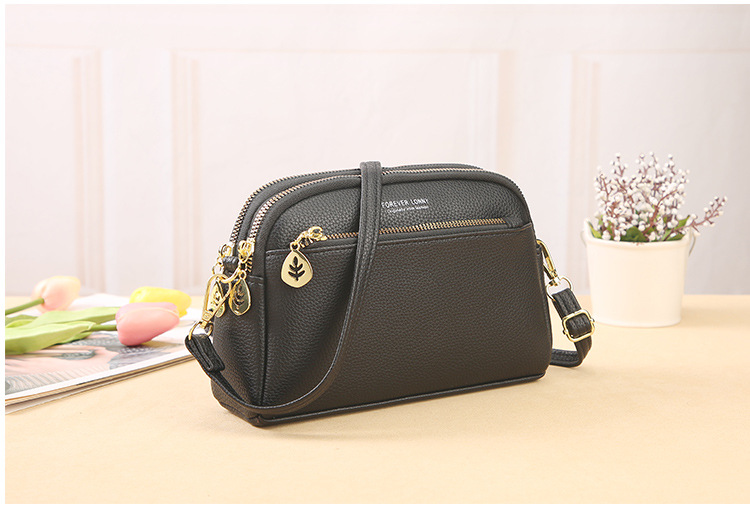 Ladies Shoulder Bag New Versatile Fashion Simple Messenger Bag Mini Phone Bag_voghion.com