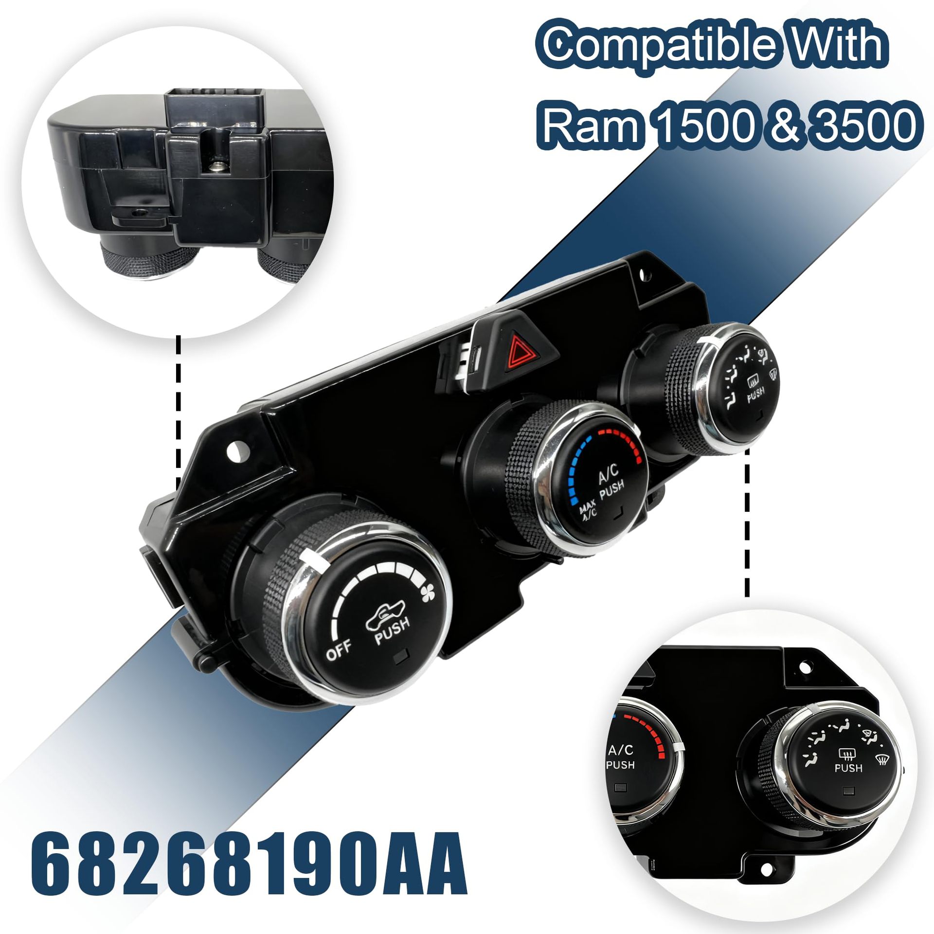68268190Aa 68186217Ad Is Suitable for 14-18 Year Dodge Ram3500 Air Conditioning Control Panel Switch