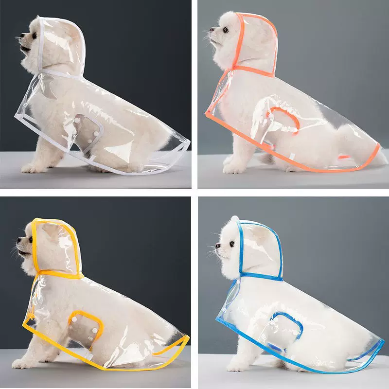 宠物雨衣透明狗狗雨衣厂家直批一件代发防水防风宠物衣服大型犬