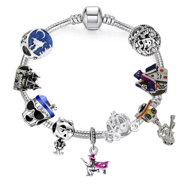 Amazon's New Panjia Tigger Bear Beaded Bracelet Halloween Series DIY Charm Bracelet Wholesale