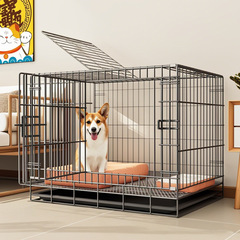 狗笼子小型犬室内折叠带厕所泰迪比熊中型犬柯基边牧宠物笼子狗窝
