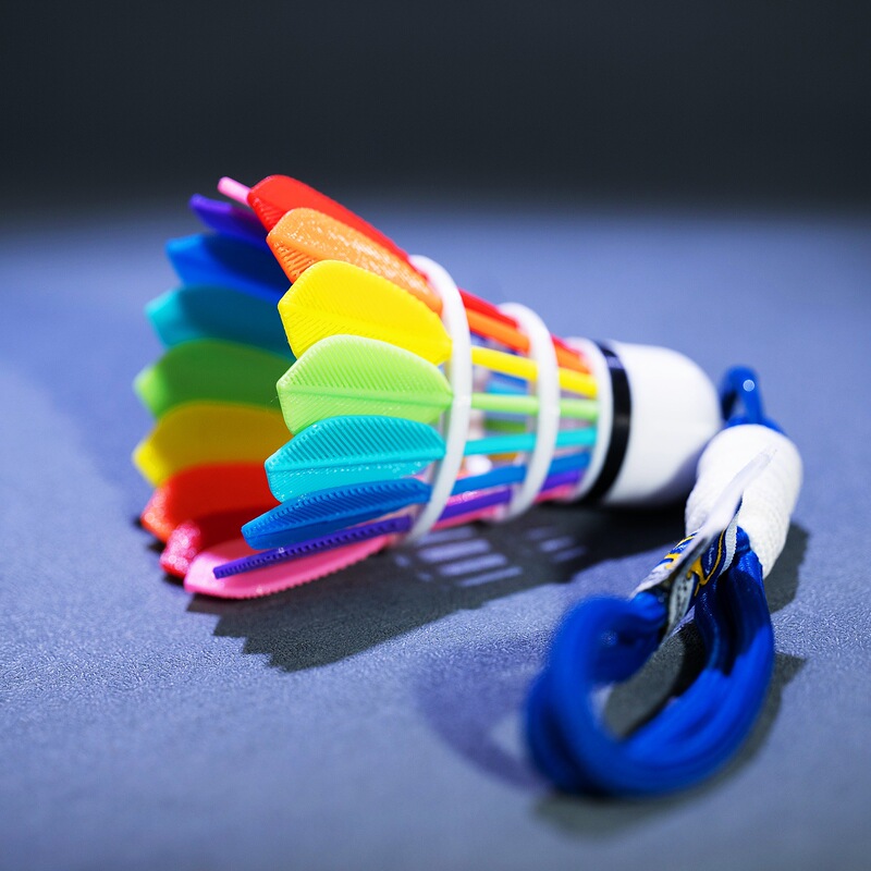 Little Red Book's Same Colorful Badminton Pendant Keychain Backpack Space Customized Badminton Gift Commemorative Gift