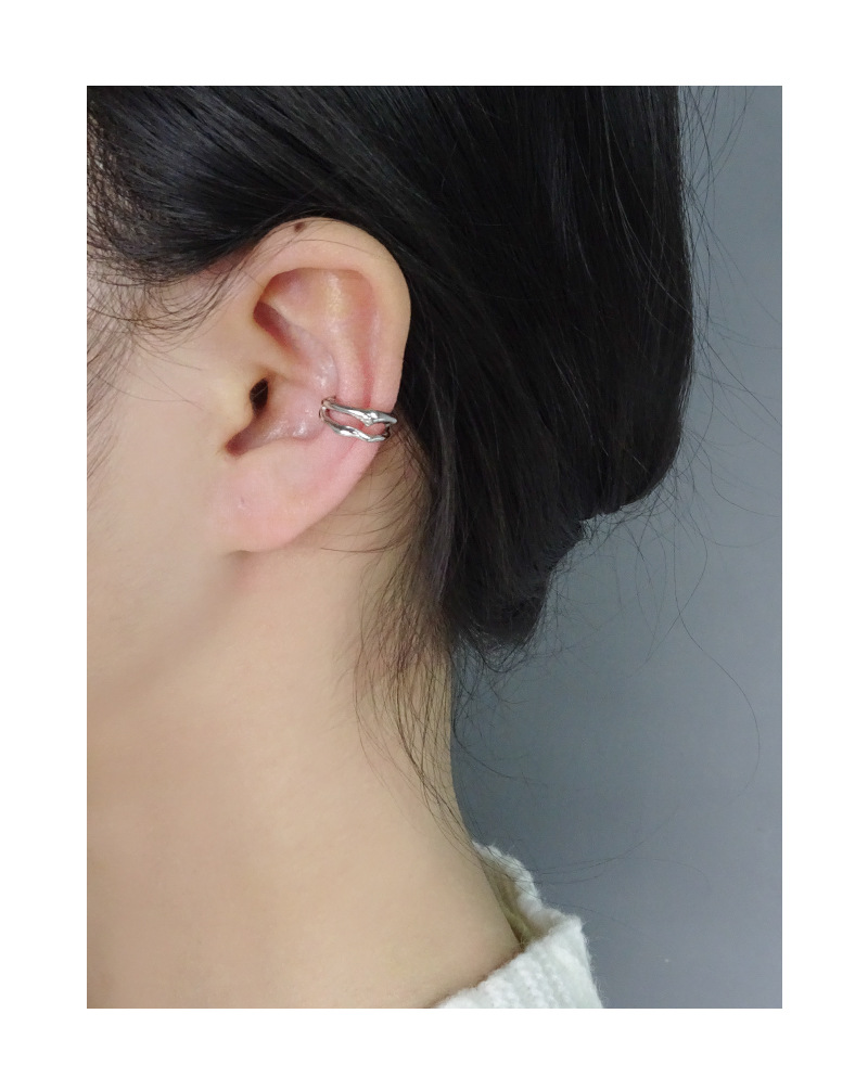 Women's Gender 1 Piece 925 Sterling Silver Geometric Ear Cuffs