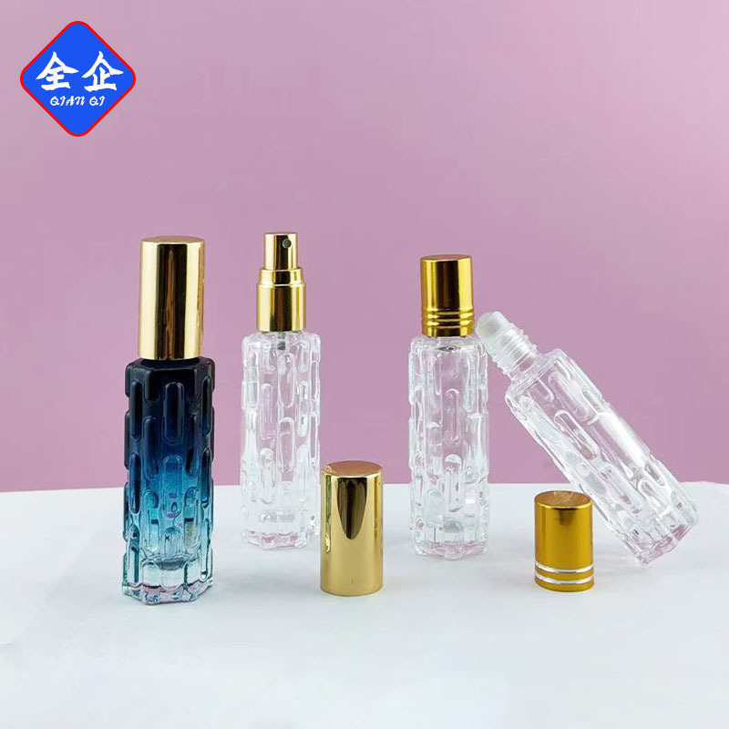 现货供应 香水分装瓶10ml 苦瓜香水喷雾瓶玻璃走珠瓶厂家包材|undefined