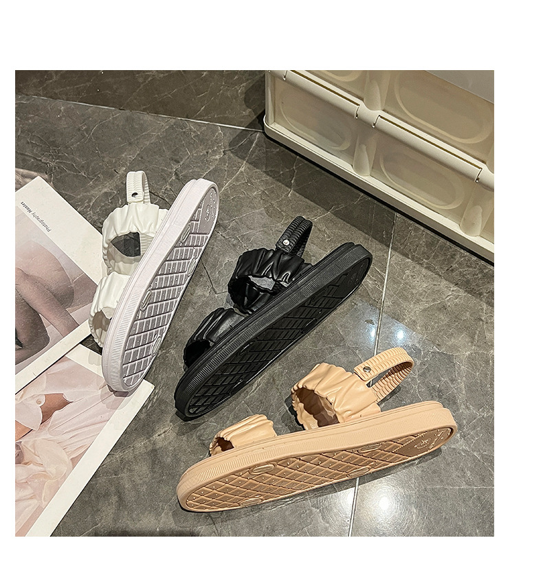 Sandali da donna alla moda, nuovo stile estivo per interni ed esterni, scarpe da spiaggia con fondo piatto antiscivolo, alla moda e versatili_voghion.com
