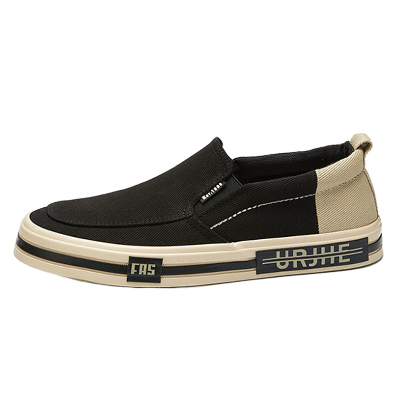 25137 Spring New Men's Shoes Trendy Niche Design All-match Fashion Canvas Shoes Low-top Flat Breathable Sneakers