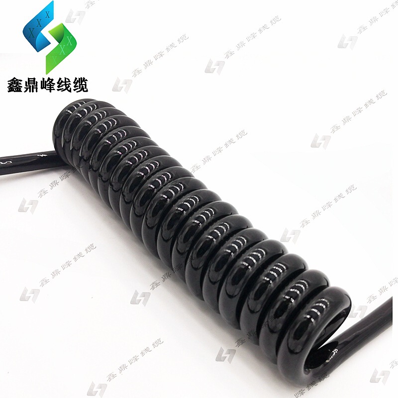Spiral Cable Telescopic Wire [Spring Wire] 2-Core Equipment Power Supply 0.5-2.5 Square Copper Wire