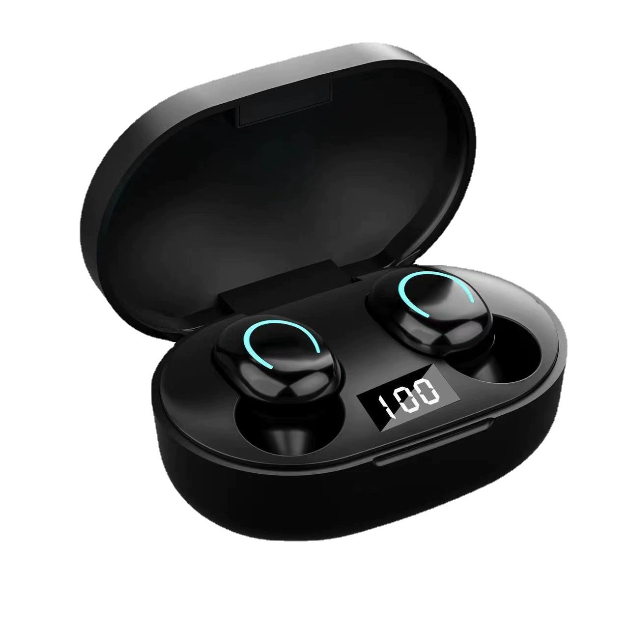 Беспроводные наушники X12, Bluetooth с «смайликом», компактный зарядный кейс, 6,7×4,8×2,9 см