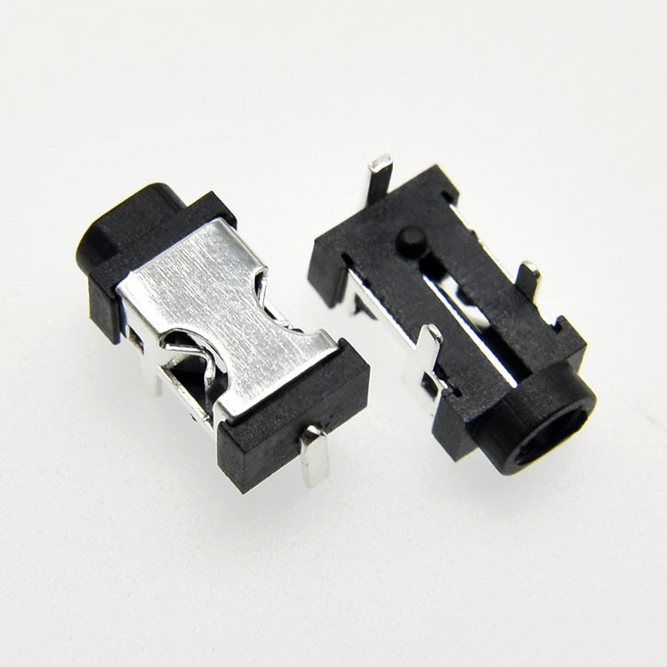 DC-055 Pin Power Socket DC-055A/059 3-pin HorizontAl Type 2.5-port 0.7-core ChArging TAil Plug