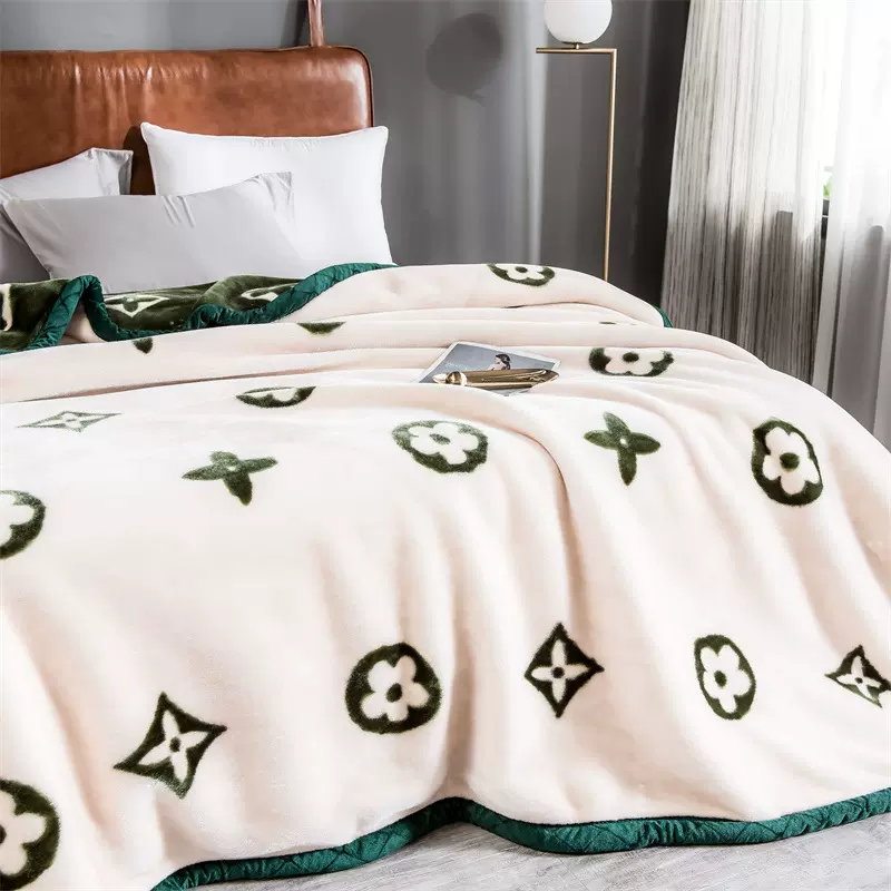 A类拉舍尔毛毯冬季厚款毯子午睡毯沙发毯空调盖毯冬天保䁔南能家